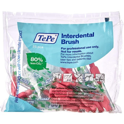 Periuțe interdentare, TePe, Original, roz, 0.4mm, 25 bucăți