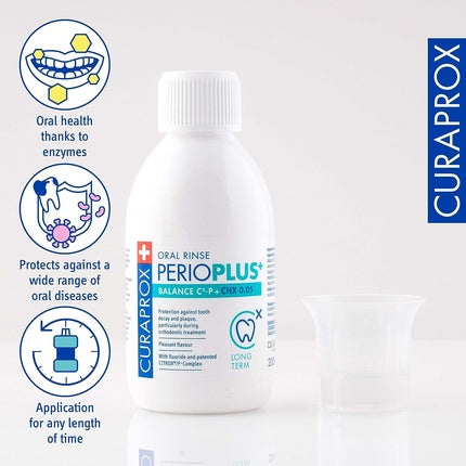 Apa de gura, Curaprox, Perio Plus Balance, citrox, 200ml