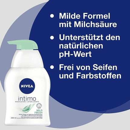 Gel de Duș, Nivea Intimo, Mild Fresh, 250ml