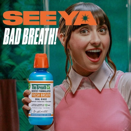 Apa de gură, The Breath Co, Fresh Breath, 500ml, mentă înghețată