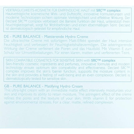 Cremă pentru mâini, Declare, Matifiantă, 113g