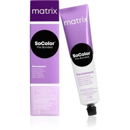 Vopsea de păr, Matrix, SoColor Pre-Bonded, 505G Castaniu Deschis Auriu