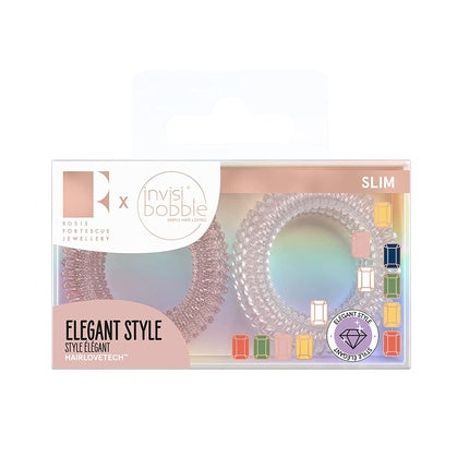 Elastic păr, Invisibobble, Slim, roz