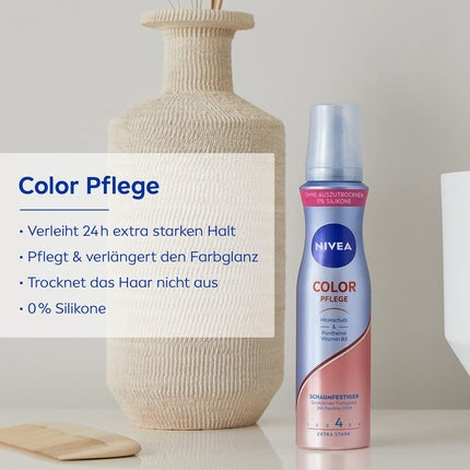 Spumă styling, Nivea, Color Protection, 150ml