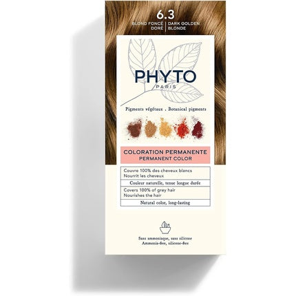 Vopsea de păr, Phyto, PHYTOCOLOR, blond închis auriu