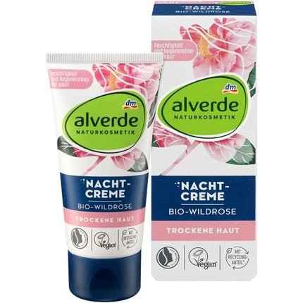 Cremă de Noapte, Alverde, Trandafir Sălbatic, 50ml