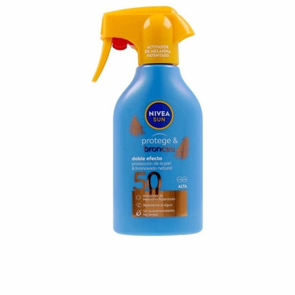 Spray Protectie Solara, Nivea, Sun Protege & Broncea SPF50, 270ml