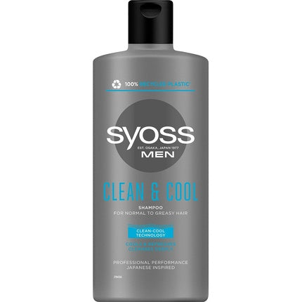 Șampon, Syoss, Men Clean & Cool, 440ml