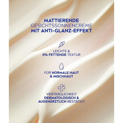 Cremă protecție solară față, Nivea, SPF 30, matifiantă