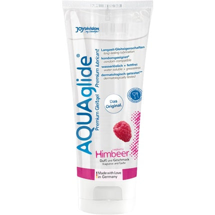 Lubrifiant personal, Joydivision, Aquaglide, zmeură, 100ml