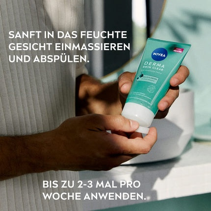 Gel Peeling, Nivea, Derma Skin Clear, verde, 150ml