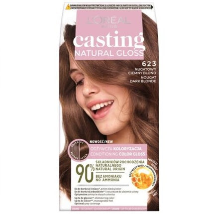 Vopsea de păr Assorted, Casting Natural Gloss, blond închis