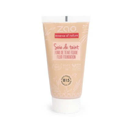 Fond de ten, Zao, Silk, bej, 30ml
