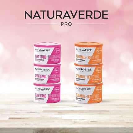 Ceara depilatoare, Naturaverde, rășină de pin și ceară de albine, 400ml