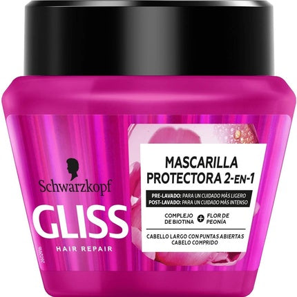 Mască păr, Schwarzkopf Gliss, 2-in-1, roz