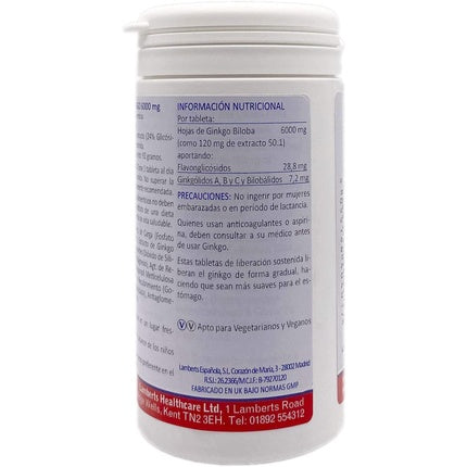 Tablete, Lamberts, Ginkgo 6000mg, 180 bucati