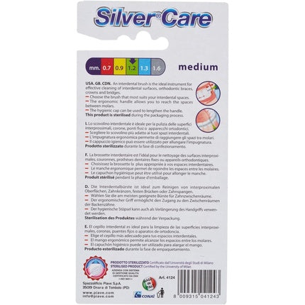 Periuță interdentară, Silvercare, ISO 3, mărime M