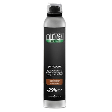 Spray colorare păr, Nirvel, Dark Brown, 300ml