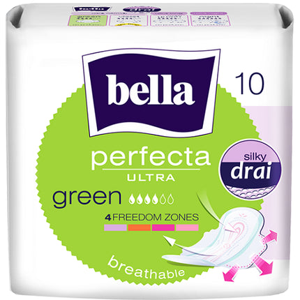 Absorbante, Bella, Perfecta Ultra Green, 10 buc