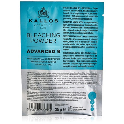 Pudră decolorantă, Kallos, Kjmn Advanced 9, 35g