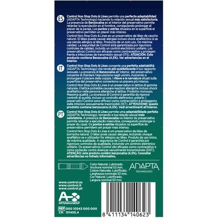 Prezervative Control Non Stop, Dots & Lines, cutie 12 bucati