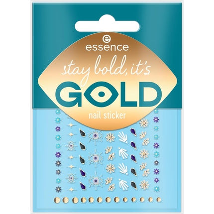 Autocolante pentru unghii, Essence, Stay Bold It's Gold, 88 buc