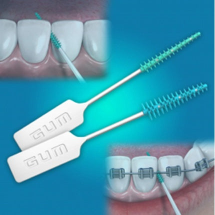 Scobitori GUM Soft-Picks, Comfort Flex, verde