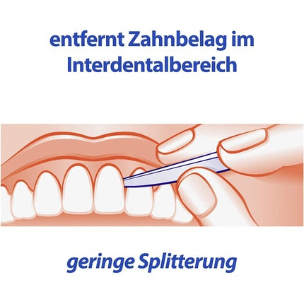 Bețișoare dentare, Elmex, 96 buc, aromă mentă