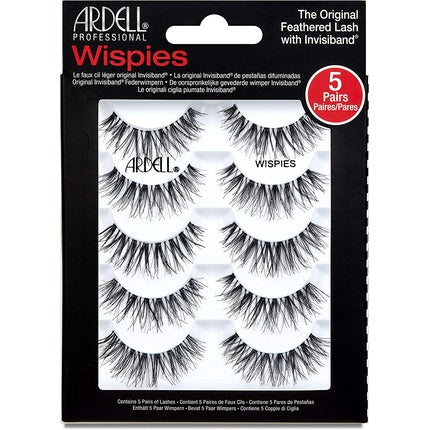 Gene false Ardell Wispies negru lungi