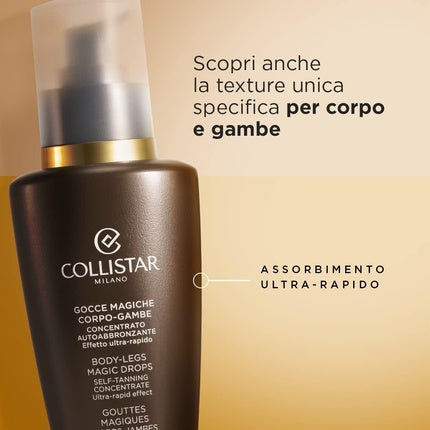 Autobronzant picioare, Collistar, Magic Drops, 125ml