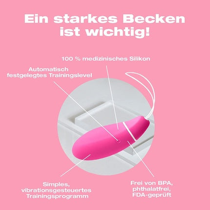 Dispozitiv antrenament pelvian, Intimina KegelSmart, 40g