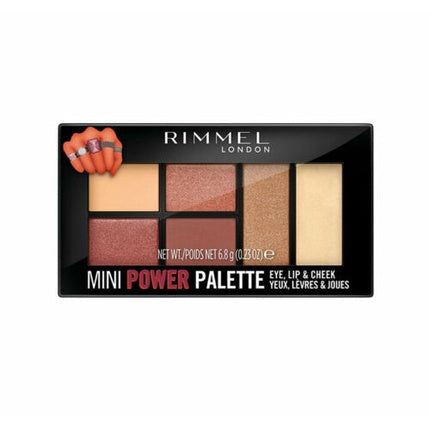 Paletă machiaj ochi, Rimmel, Power Palette Fierce