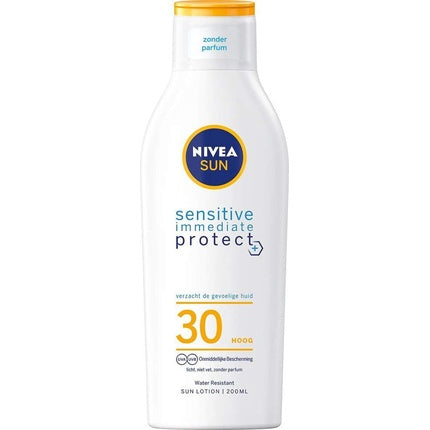 Lotiune de protecție solară, Nivea, Sensitive Soothing, SPF 30, 200ml