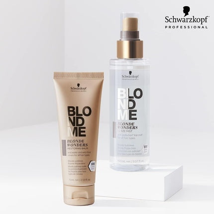 Spray fixare machiaj, Schwarzkopf, BlondMe Blonde Wonders, 150ml