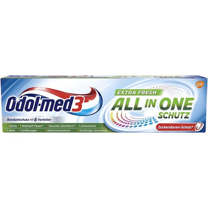 Pasta de dinți, Odol-med3, All in One Extra Fresh, 75ml