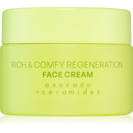 Cremă regeneratoare față, Nacomi, avocado și ceramide, 40ml