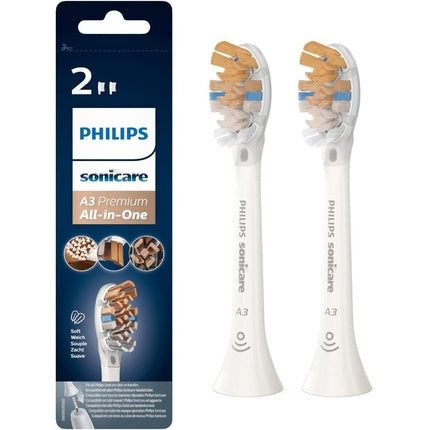 Capete Periuță de Dinți, Philips, A3 Premium Alb