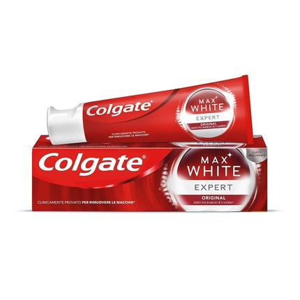 Pastă de dinți, Colgate Max White, Expert Original, set 12x75ml
