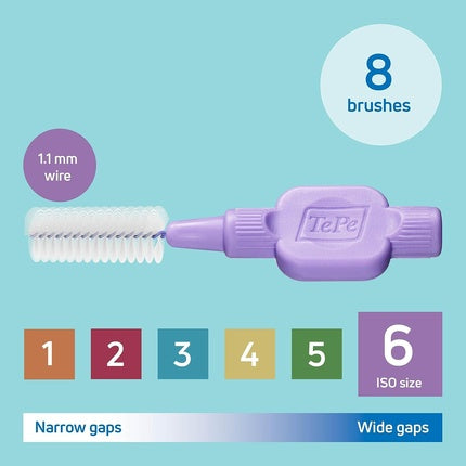 Periute interdentare, TePe, Extra Soft, marimea 6