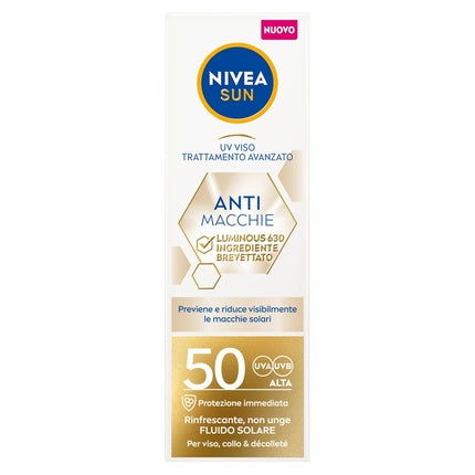 Cremă față, Nivea Sun, Anti-Spot Luminous, 40ml