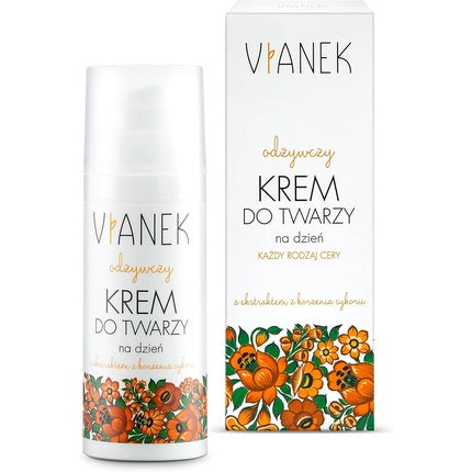 Cremă față, Vianek, Extract rădăcină de cicoare, 50ml