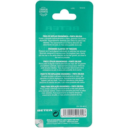 Pensetă depilatoare, Beter, Soft Touch, negru