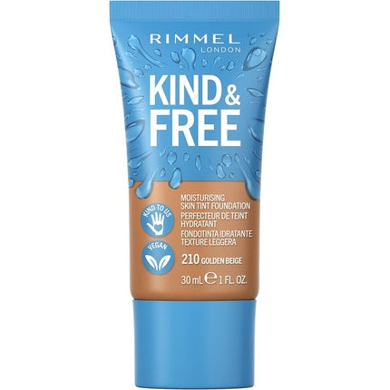 Fond de ten Rimmel K&F Skin Tint 201 Classic Beige 30ml
