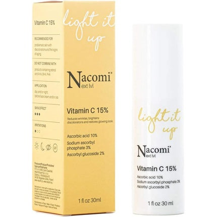 Ser pentru față Nacomi, vitamina C 15%, 30ml