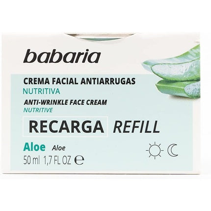 Cremă Facială Anti-rid Babaria Refill Aloe 50ml