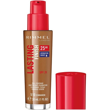 Fond de ten, Rimmel, Lasting Finish 25HR, SPF 20, 510 Cinnamon