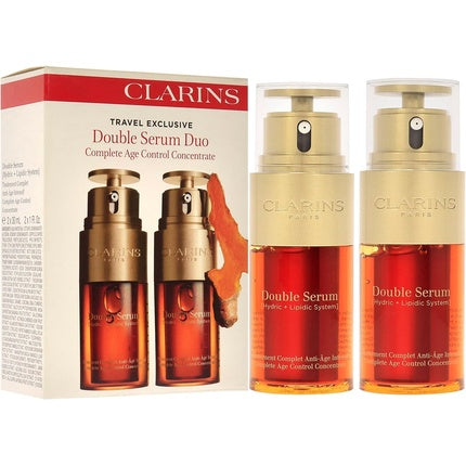 Ser anti-îmbătrânire, Clarins, Double Serum Duo, 30ml