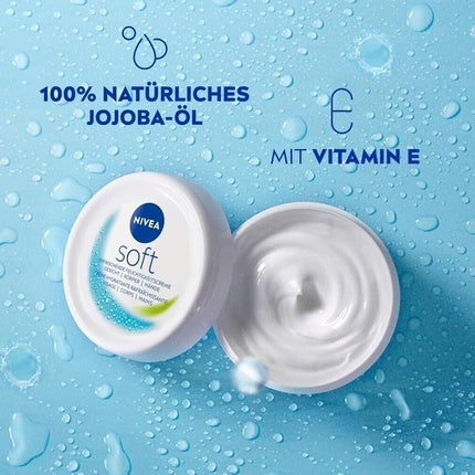 Cremă Față Nivea Soft, 100 ml, Alb