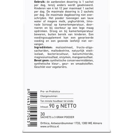 Supliment alimentar, Orthica, Orthiflor Plus, 30 pliculețe