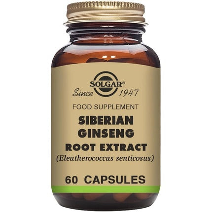 Supliment alimentar, Solgar, extract rădăcină de ginseng siberian, capsule vegetale